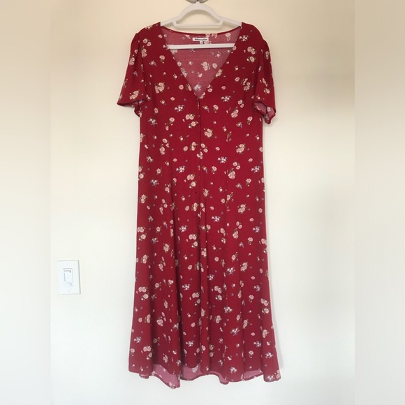 Reformation Locklin Dress in Cassia, Size 12 - Picture 2 of 5